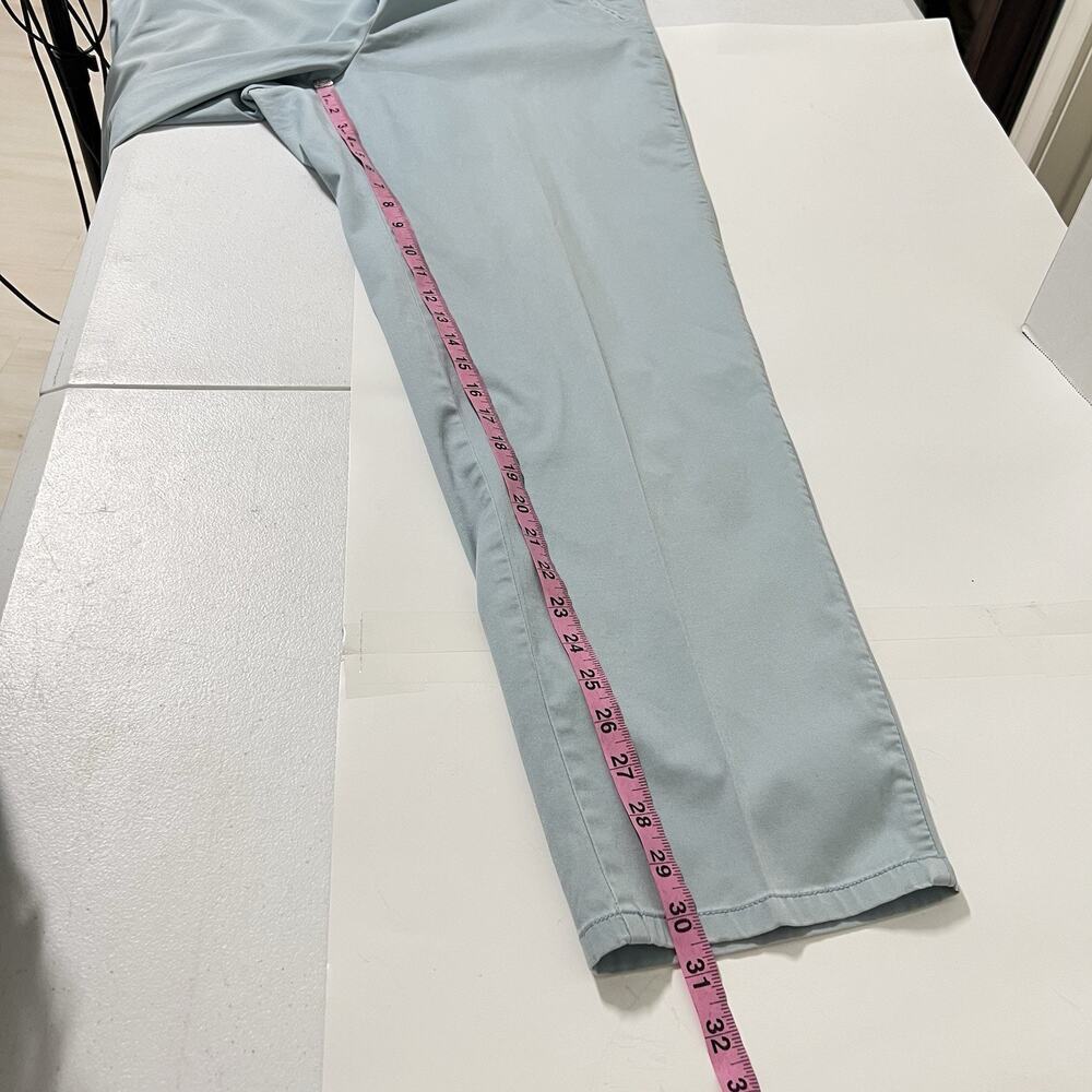 J Jill Live In Chino Pants 16 Dusty Blue Stretch Comfortable Soft Travel Cruise - Picture 10 of 12
